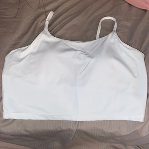 Padded workout crop top